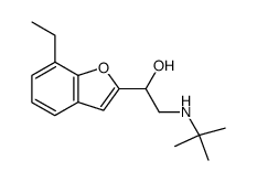 (S)-α-[[(1,1-Dimethylethyl)amino]methyl]-7-ethyl-2-benzofuranmethanol Structure