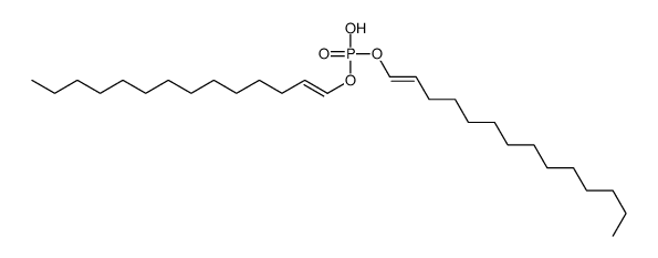 ditetradecenyl hydrogen phosphate Structure