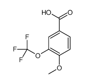4-methoxy-3-(trifluoromethoxy)benzoic acid结构式