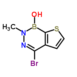 4-Bromo-2-methylthieno[2,3-d][1,2,3]diazaborinin-1(2H)-ol结构式