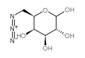 6-叠氮-6-脱氧-D-半乳糖结构式