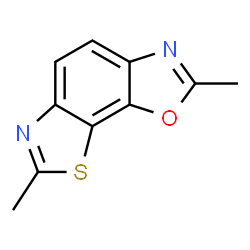 Thiazolo[4,5-g]benzoxazole, 2,7-dimethyl- (9CI) structure