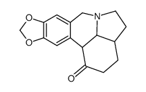 2,3,3a,3a1,4,5,7,12b-octahydro-1H-[1,3]dioxolo[4,5-j]pyrrolo[3,2,1-de]phenanthridin-1-one结构式