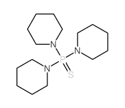 Phosphine sulfide, tripiperidino Structure