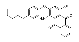 1-amino-4-hydroxy-2-(4-pentylphenoxy)anthraquinone Structure