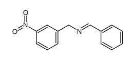 benzylidene-(3-nitro-benzyl)-amine Structure