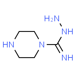 1-Piperazinecarboximidicacid,hydrazide(9CI)结构式