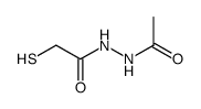 mercapto-acetic acid, 2-acetylhydrazide结构式
