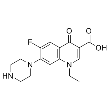 Norfloxacin Structure