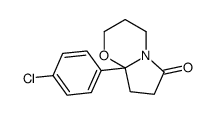 8a-(4-Chlorophenyl)-3,4,8,8a-tetrahydro-2H-pyrrolo[2,1-b][1,3]oxazin-6(7H)-one picture