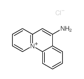 benzo[c]quinolizin-11-ium-6-amine,chloride结构式
