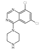 6,8-DICHLORO-4-PIPERAZIN-1-YL-QUINAZOLINE Structure