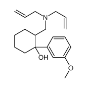 2-Diallylaminomethyl-1-(m-methoxyphenyl)cyclohexanol Structure