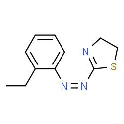 Thiazole, 2-[(2-ethylphenyl)azo]-4,5-dihydro- (9CI) Structure