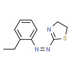 Thiazole, 2-[(2-ethylphenyl)azo]-4,5-dihydro- (9CI) structure