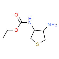 Carbamic acid,(4-aminotetrahydro-3-thienyl)-,ethyl ester (9CI) Structure
