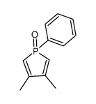 1-phenyl-3,4-dimethylphosphole oxide结构式