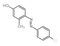 4-[(4-chlorophenyl)hydrazinylidene]-3-methyl-cyclohexa-2,5-dien-1-one Structure