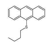 9-butylsulfanylanthracene结构式