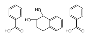 benzoic acid,(1R,2S)-1,2,3,4-tetrahydronaphthalene-1,2-diol Structure