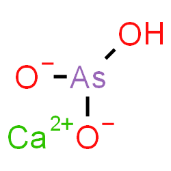 calcium dioxidoarsinous acid Structure