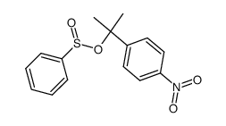 p-Nitrocumyl benzenesulfinate Structure