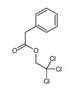 2,2,2-trichloroethyl 2-phenylacetate结构式