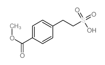 2-(4-(METHOXYCARBONYL)PHENYL)ETHANESULFONIC ACID Structure