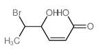 (Z)-5-bromo-4-hydroxy-hex-2-enoic acid结构式