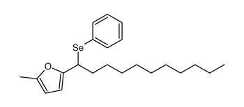 2-methyl-5-(1-(phenylselanyl)undecyl)furan结构式