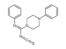 N,4-diphenylpiperazine-1-carboximidoyl isothiocyanate Structure