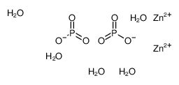 dizinc,dioxido(oxo)phosphanium,pentahydrate Structure