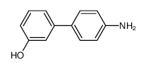 4'-AMINO-BIPHENYL-3-OL结构式