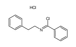 N-(2-phenethyl)benzimidoyl chloride hydrochloride结构式