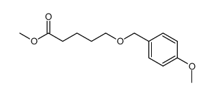 methyl 5-((4-methoxybenzyl)oxy)pentanoate结构式
