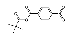 pivalic p-nitrobenzoic anhydride结构式