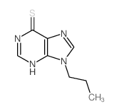 6H-Purine-6-thione,1,9-dihydro-9-propyl- picture