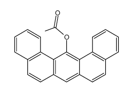 14-acetoxydibenz(a,j)anthracene结构式