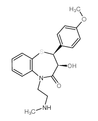 O-脱乙酰基-N-去甲基地尔硫卓结构式