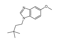 1-(3,3-dimethylbutyl)-5-methoxybenzimidazole Structure