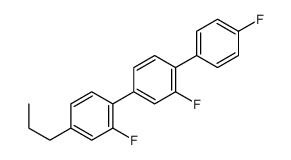 2-fluoro-1-[3-fluoro-4-(4-fluorophenyl)phenyl]-4-propylbenzene Structure