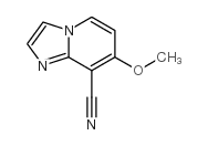 7-Methoxyimidazo[1,2-a]pyridine-8-carbonitrile Structure