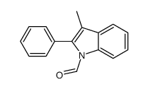 3-methyl-2-phenylindole-1-carbaldehyde结构式