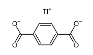 terephthalic acid ; thallium(I)-terephthalate Structure