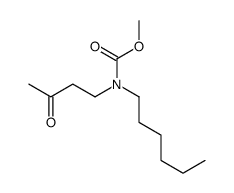 methyl N-hexyl-N-(3-oxobutyl)carbamate结构式