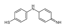 4-[(4-iminocyclohexa-2,5-dien-1-yl)amino]benzenethiol结构式