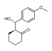 (2RS)-2-[(RS)-Hydroxy-(4-methoxyphenyl)methyl]cyclohexanon Structure