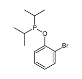 (2-bromophenoxy)-di(propan-2-yl)phosphane Structure