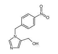 2-(hydroxymethyl)-1-((4-nitrophenyl)methyl)imidazole结构式