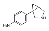 4-(3-azabicyclo[3.1.0]hexan-1-yl)aniline结构式